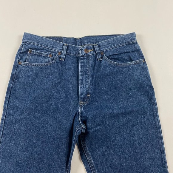 NWT Wrangler Five Star Regular Fit Jeans Mens 33 x 30 Cotton Blue - Picture 3 of 14